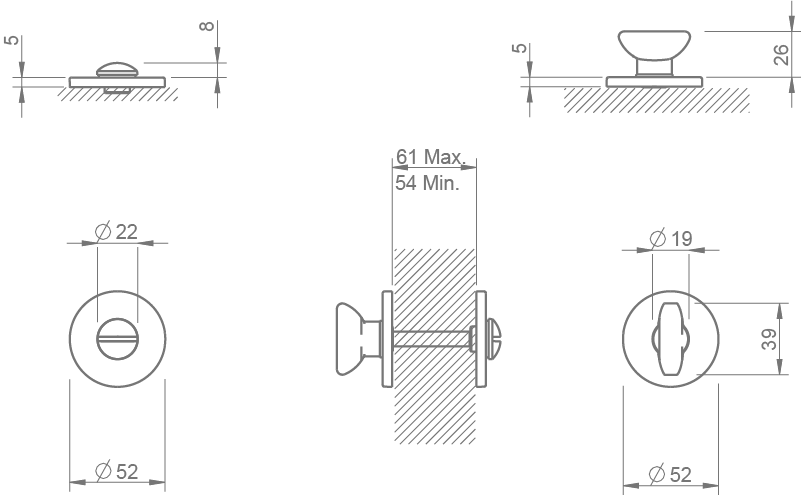 MULETILLA 50MM 4041 5S 153 NEGRO MATE 2