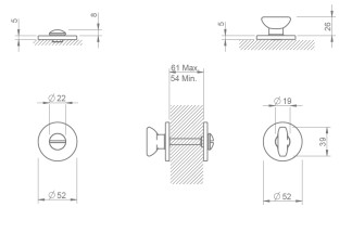 MULETILLA 50MM 4041 5S 208 LATON MATE 2