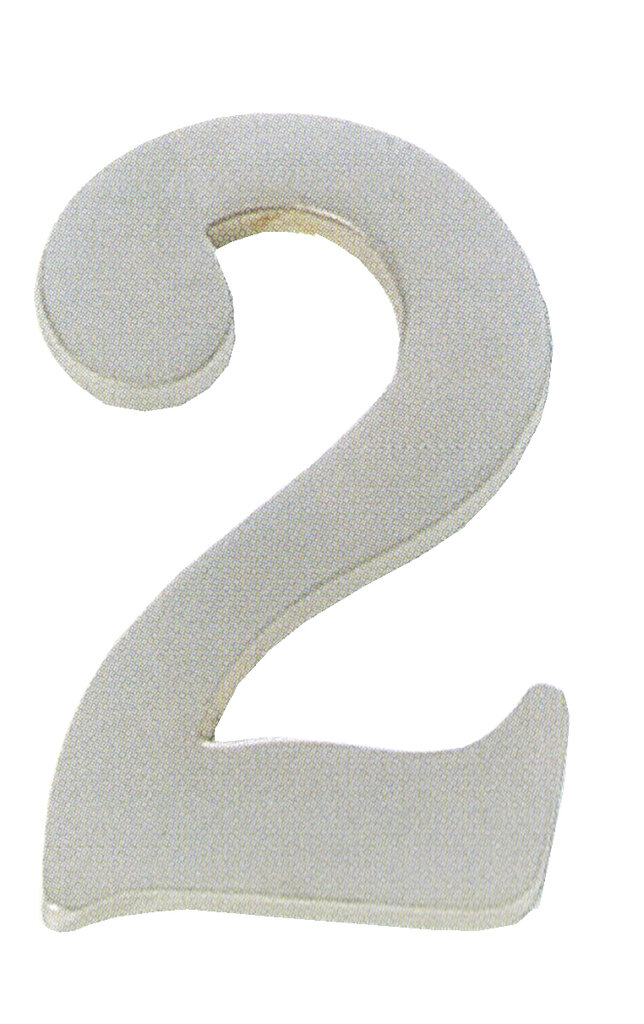 Numero 2 negro rusti. 100 mm3821120-blis