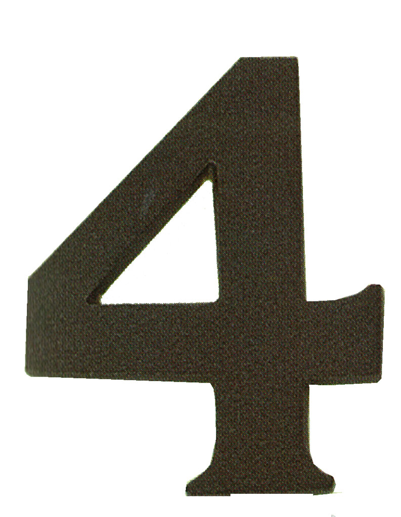 Numero 4 negro rusti. 100 mm3841120-blis
