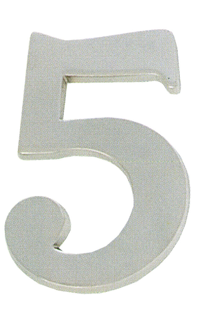 Numero 5 laton pulido 100 mm3850120-blis