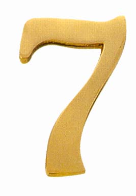 Numero 9 laton pulido 100 mm3890120-blis