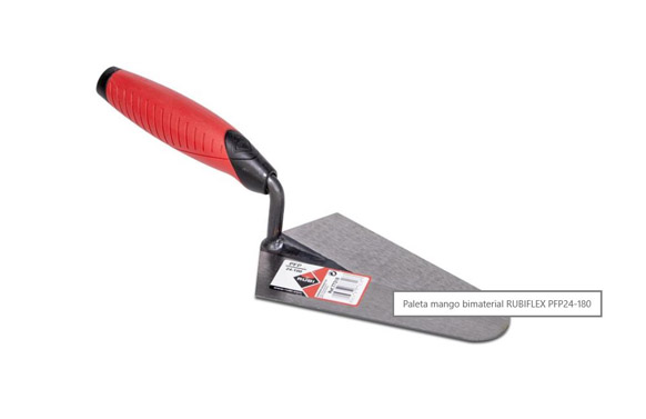 PALETA ALBAÑIL RUBIFLEX   180 MM MANGO E