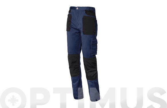 PANTALON STRETCH AZUL TALLA L 8730B 1