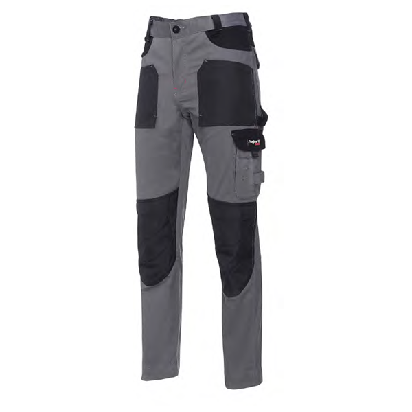 PANTALON J.HAYBER OREGON  GRIS/NEGRO XXL