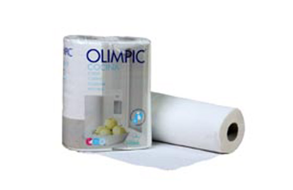 PAPEL COCINA OLIMPIC 2 CAP45 GOFRADO