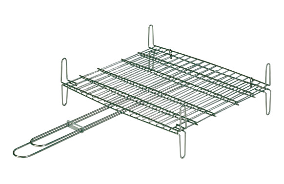 PARRILLA ESTAÑADA DOBLE   65X40 CM