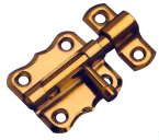 CERROJO PASADOR MOD.384   40X38 MM LATON