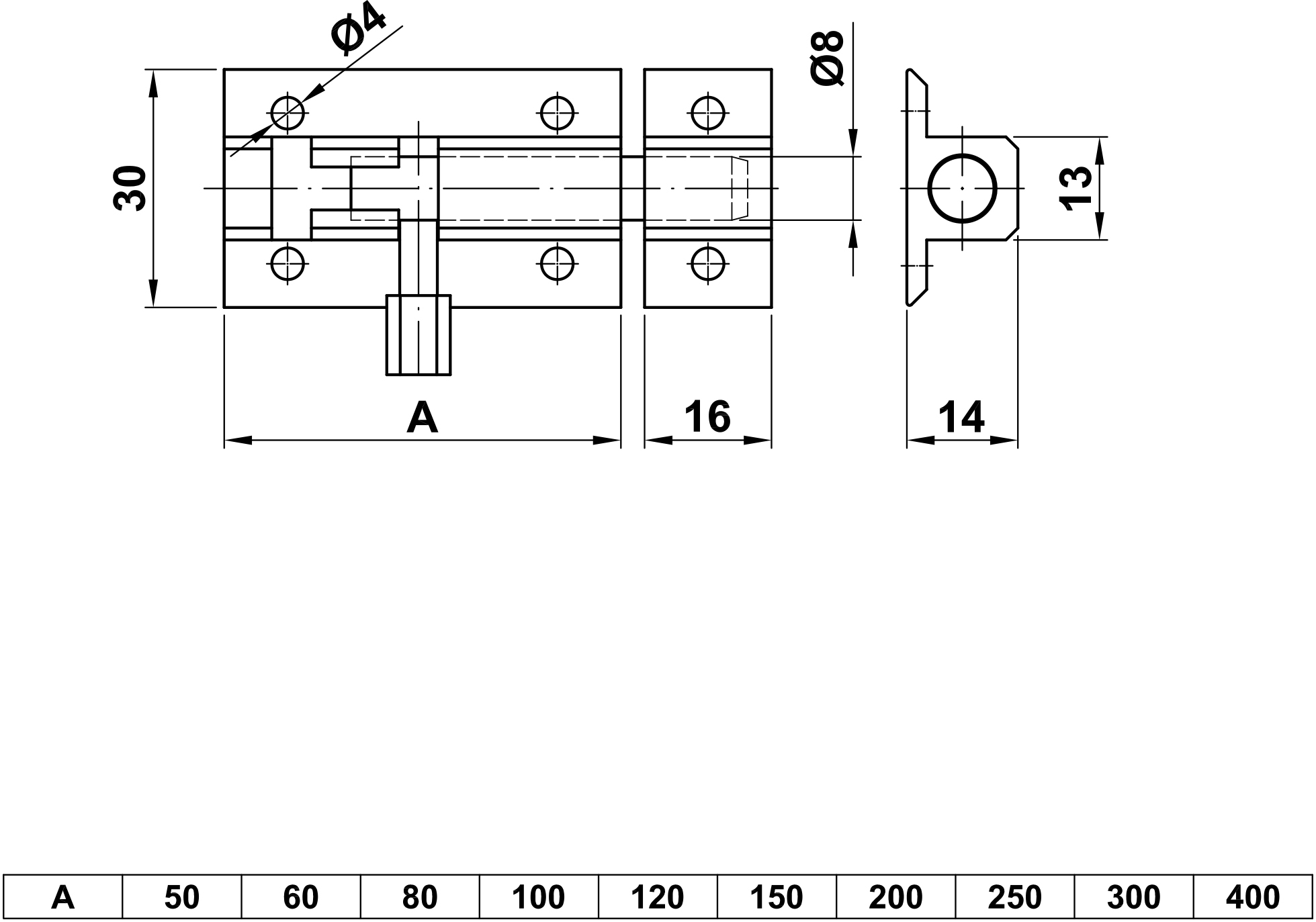 PASADOR REF.500 DE 150 ORO AMIG 2
