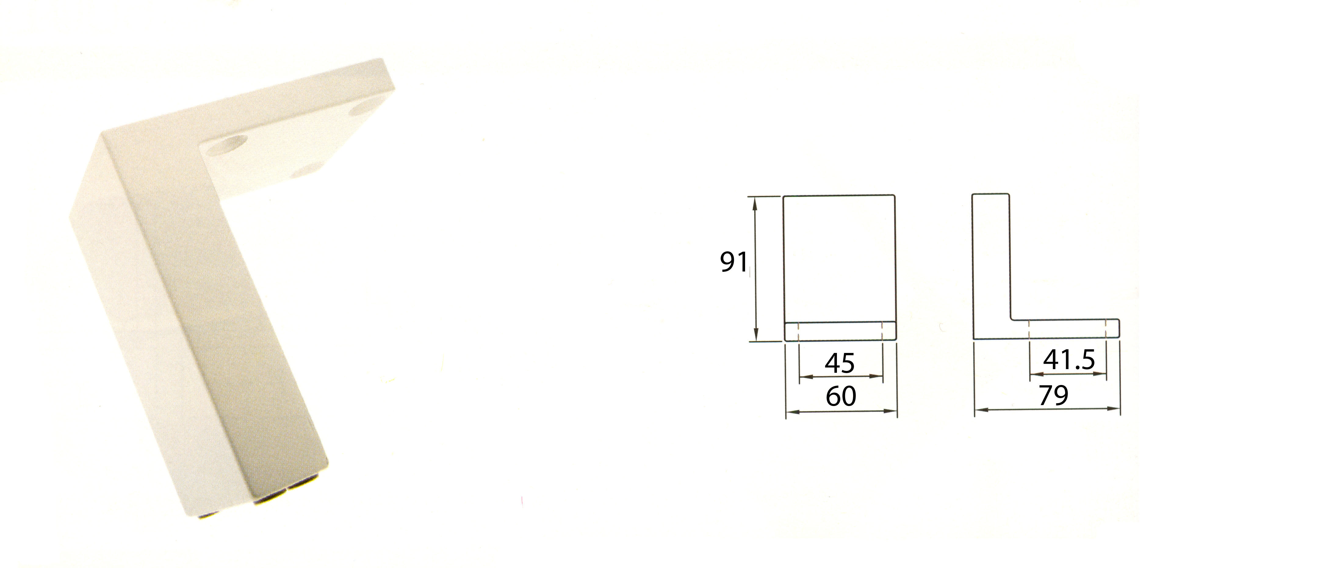 PATA MUEBLE JAZZ 6003 6003045ZP1 CR.MATE