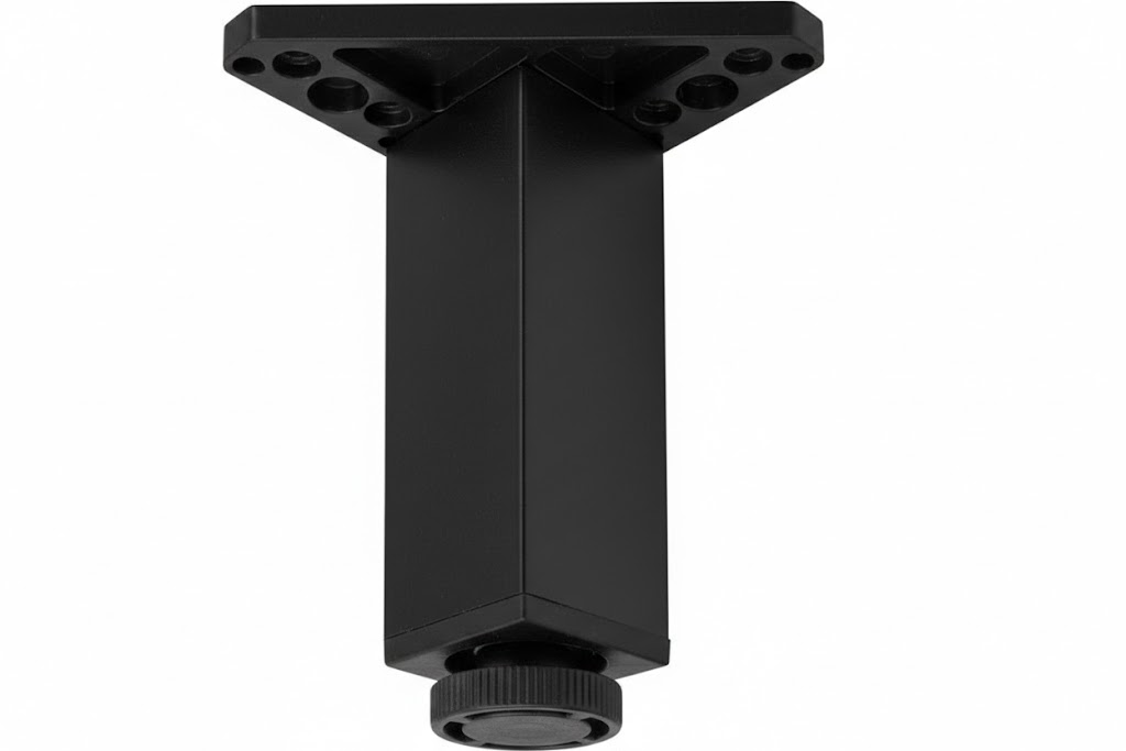 PATA CUADRADA 100X40 REG.NEGRO