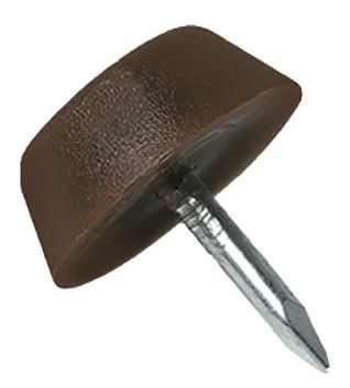 PATIN PARA PATAS MUEBLE   Ú 18 MM MARRON