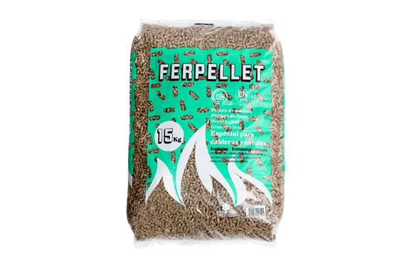 PELLET DE MADERA DIN PLUS SACO 15 KG