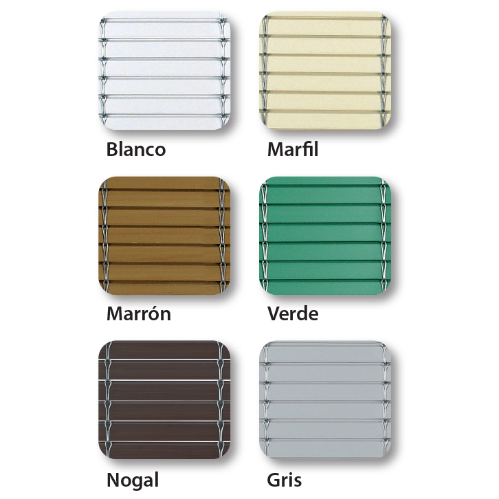 PERSIANA ALICANTINA PLASTICO METRO 2