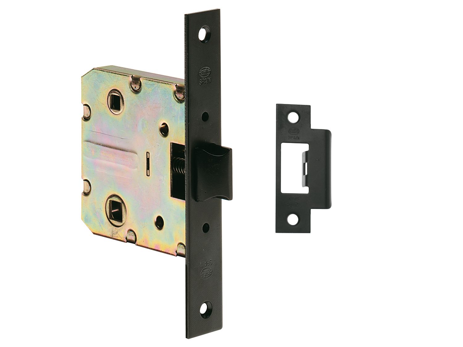 Picaporte unific recto    2100-45 negro