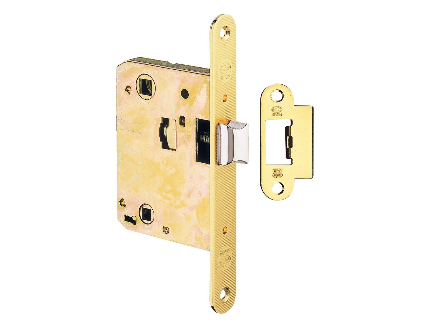 PICAPORTE UNIFIC REDONDO  4000-70 CUERO