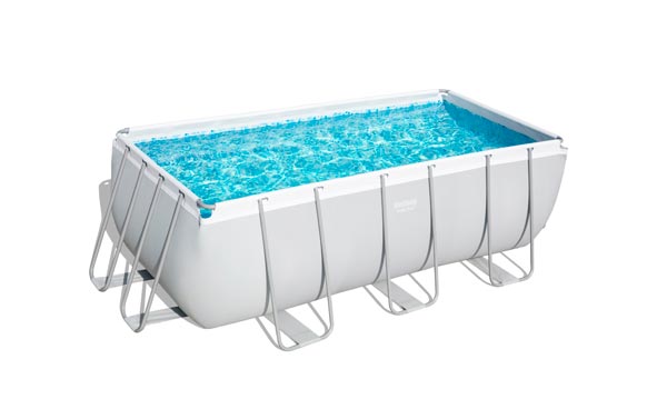 Piscina rectangular desmontable power steel 8.124 l depuradora cartucho tipo ii