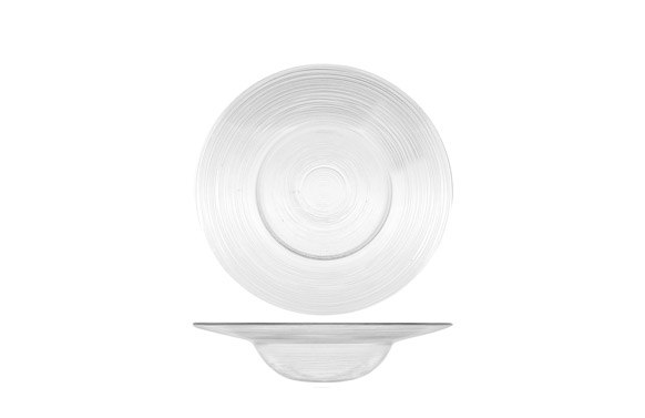PLATO VIDRIO CIRCLE       HONDO-20 CM