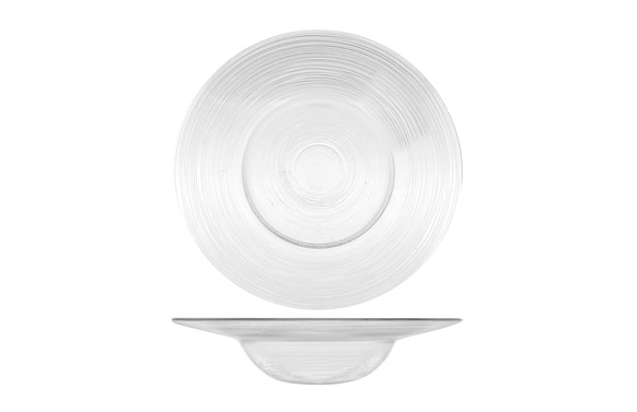 PLATO VIDRIO CIRCLE       HONDO-26 CM
