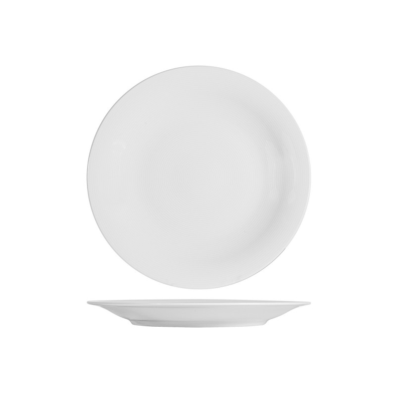 PLATO PORCELANA GRABADO BLLLANO-27 CM 1