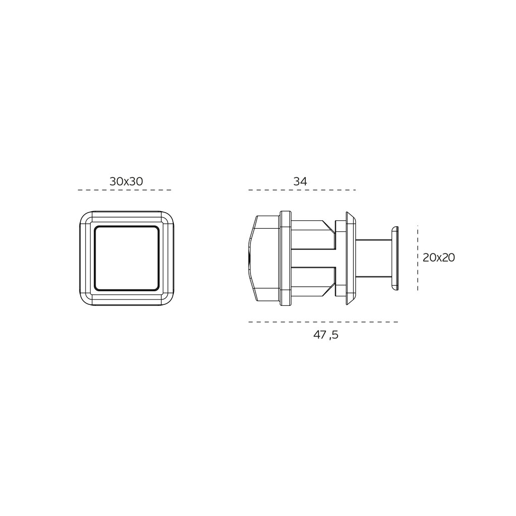 POMO RETRACTABLE IN22190B NEGRO 9005 3