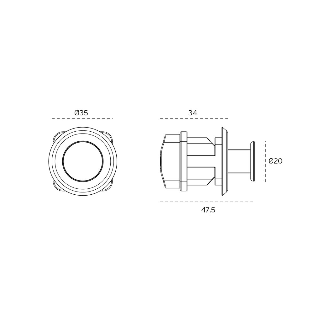 POMO RETRACTABLE IN22191B NEGRO 9005 4