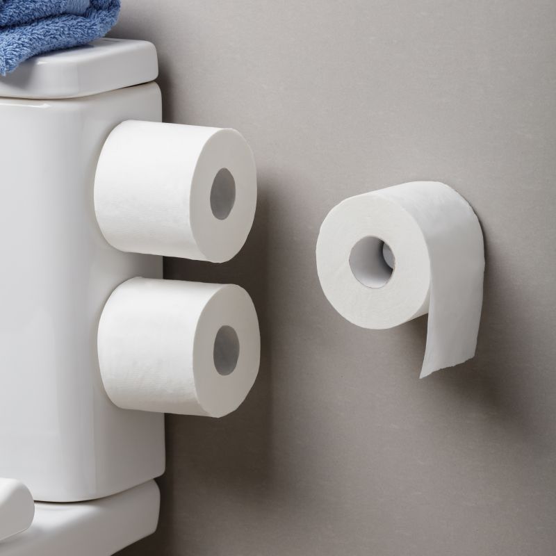 PORTARROLLOS WC HIDDEN BLANCO 4500001 5