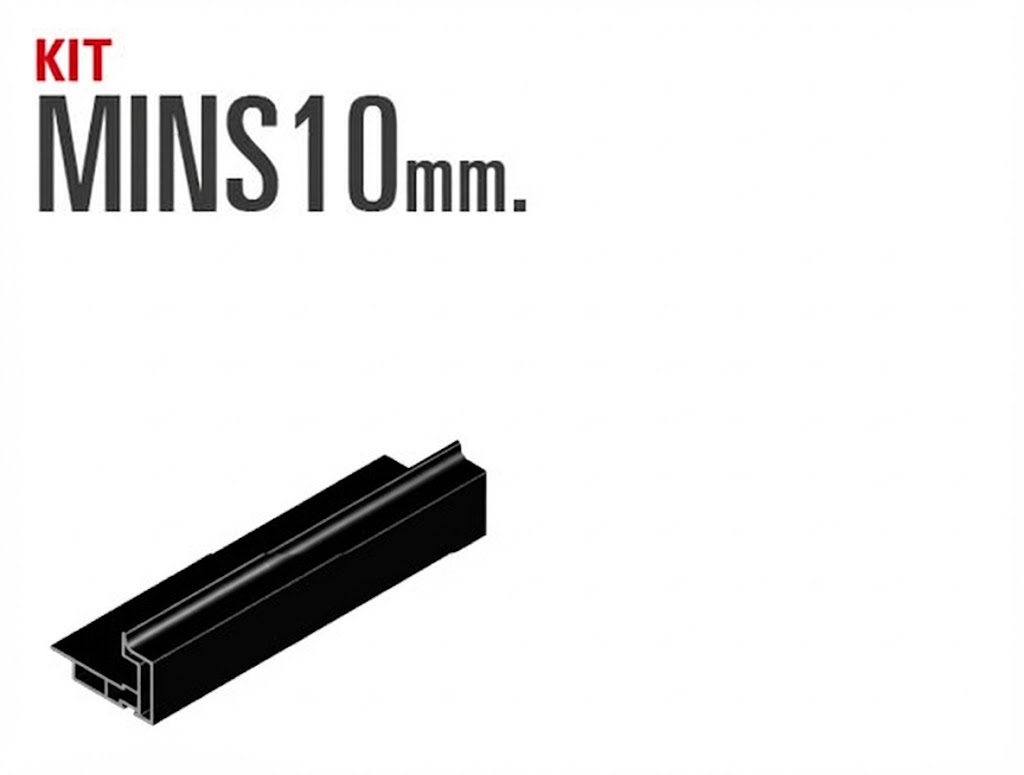 PUERTA KIT MINS-10        NEGRO 2,7 MTS