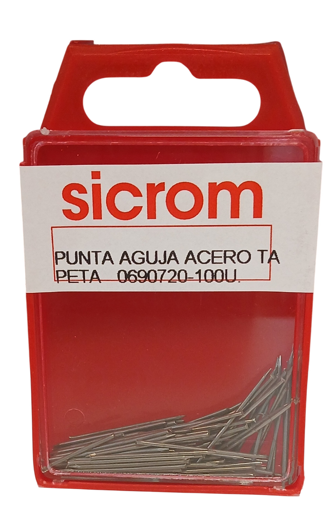 PUNTA AGUJA ACERO TAPETA   0690720-100U.