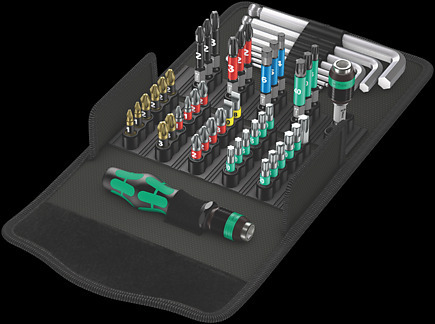 PUNTA ATORN 1/4 -25/50MM CAJA 52`PZ KK 100 WERA  5057460001 1