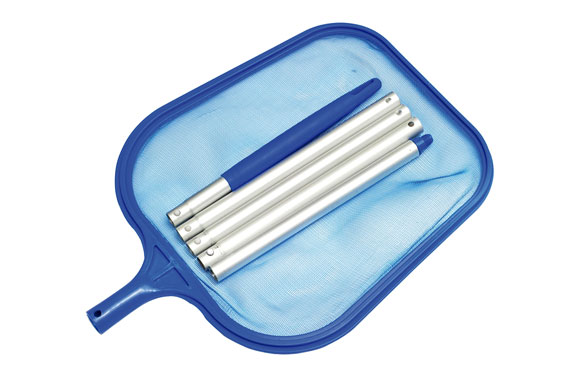 Recogehojas de superficie con mango de aluminio