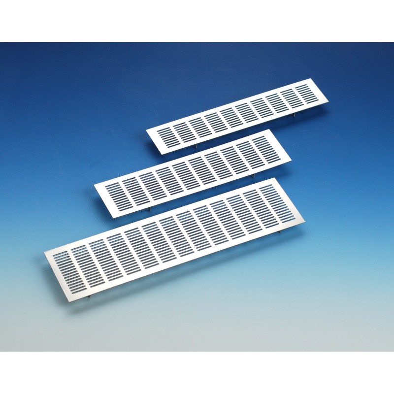 Rejilla zocalo 50x08 blanco ral 9010