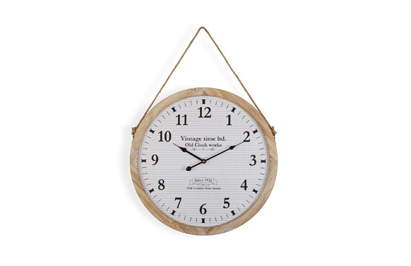 RELOJ PARED REDONDO CON ASÚ 53 CM