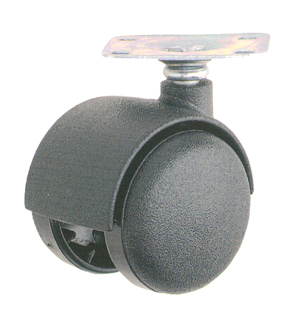 RUEDA GIRAT. C/PLACA 444/50 AFO MUEBLE