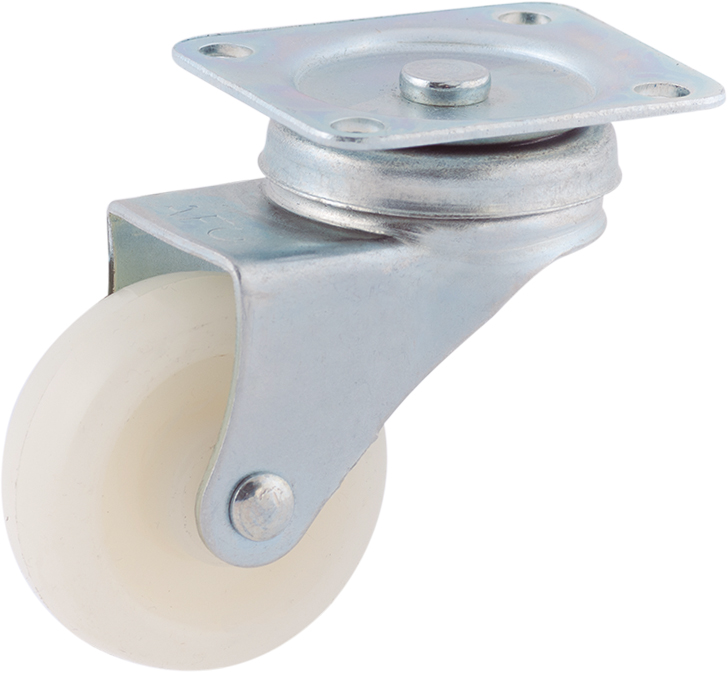 RUEDA GIRAT. C/PLACA 484/40 AFO MUEBLE