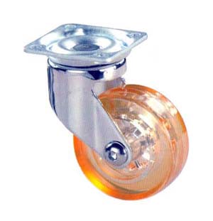 RUEDA GIRATORIA 10MDC75 NARANJA  1-0513