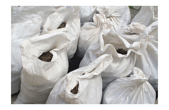 SACO RAFIA BLANCO 10 UDS  70 X 130 CM