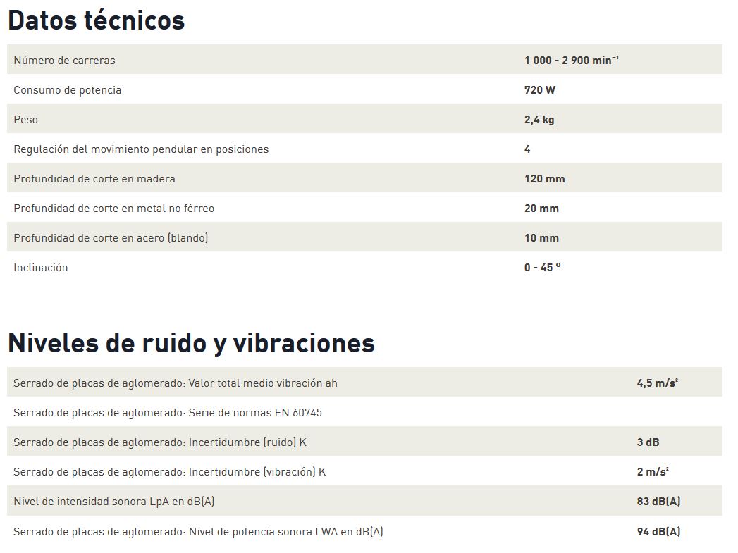 SIERRA DE CALAR TRION PSB 300 EQ 576047 7