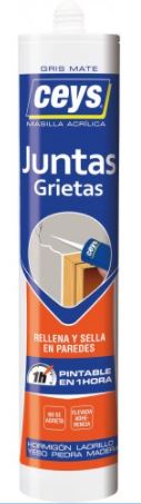 SILICONA SELLACEYS GRIETAS CART. GRIS HG