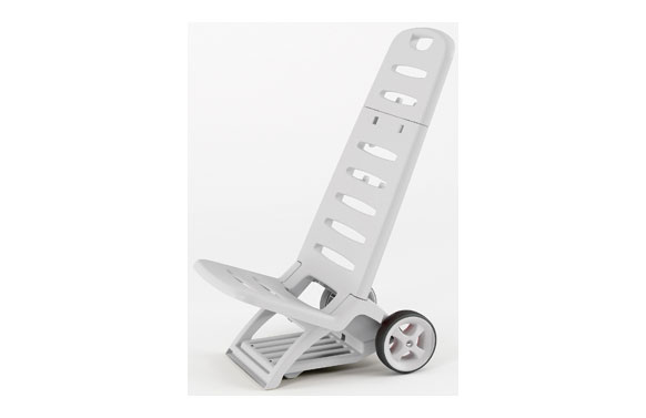 SILLA PLAYA TROLLEY 2 EN 1BLANCO