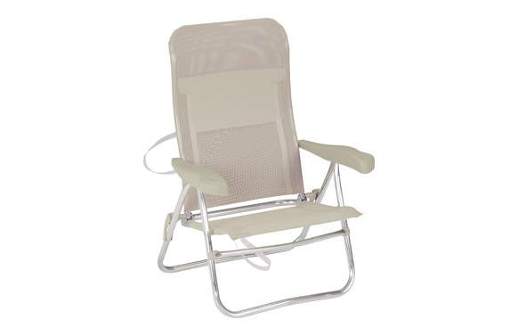 SILLA PLAYA 7 POSICIONES BEIGE AL/205-M34 1