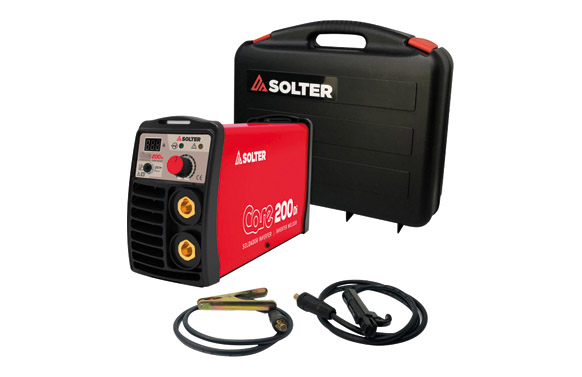 SOLDADOR INVERTER CORE 200CON PINZAS Y M