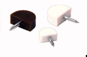 SOPORTE ESTANTE TIPO UÑA 1BLANCO 100UDS