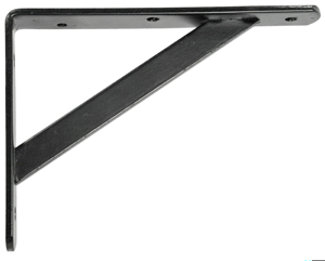 SOPORTE REFORZADO 300 X 200 MM  NEGRO