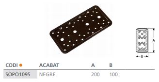 SOPORTE PLANO CONSTR. RF.0420 (200X100) 2