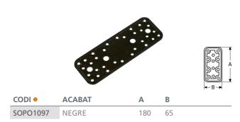 SOPORTE PLANO CONSTR. RF.0218 (180X65) 2