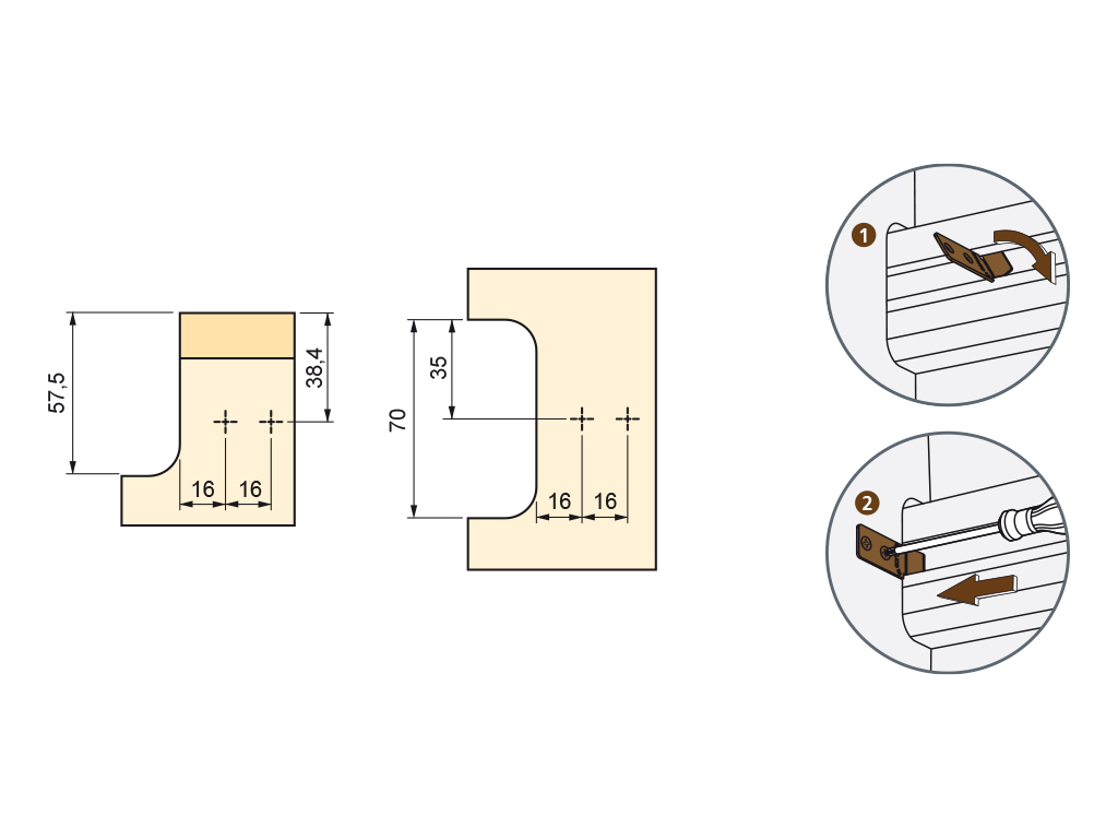 SOPORTE GOLA-E ESCUADRA 8923405 UNIDAD 2