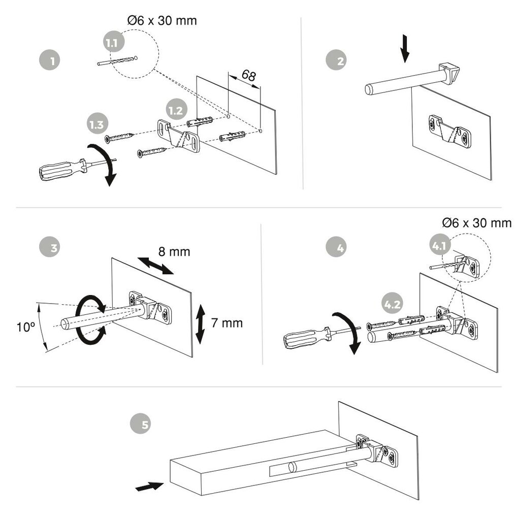 SOPORTE OCULTO RF.4015005 PHANTOM (2 UD) 7
