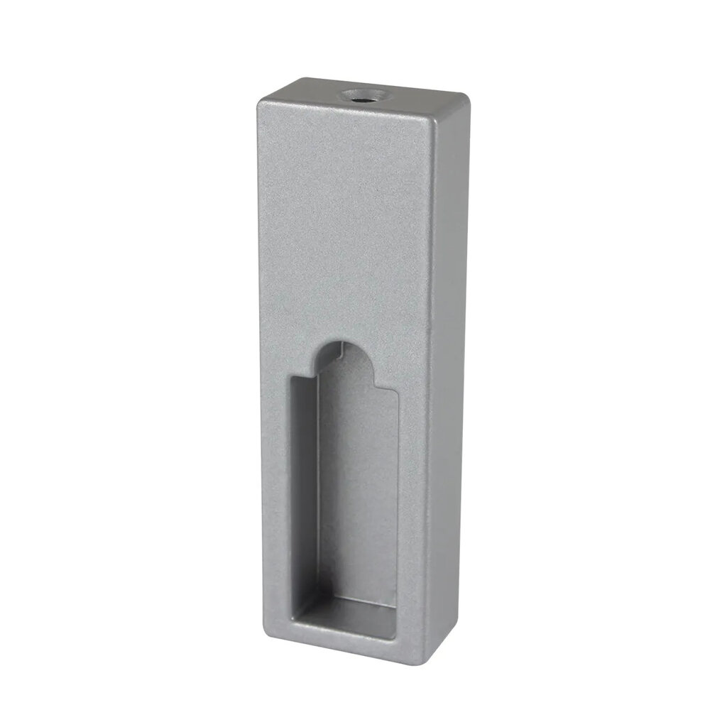 Soporte lateral rectan.c/tapa 1955 plata
