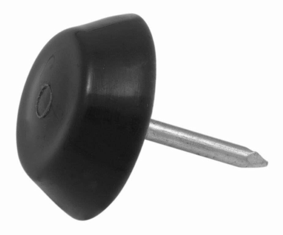 Taco silla plastico 15mm negro a-301-20